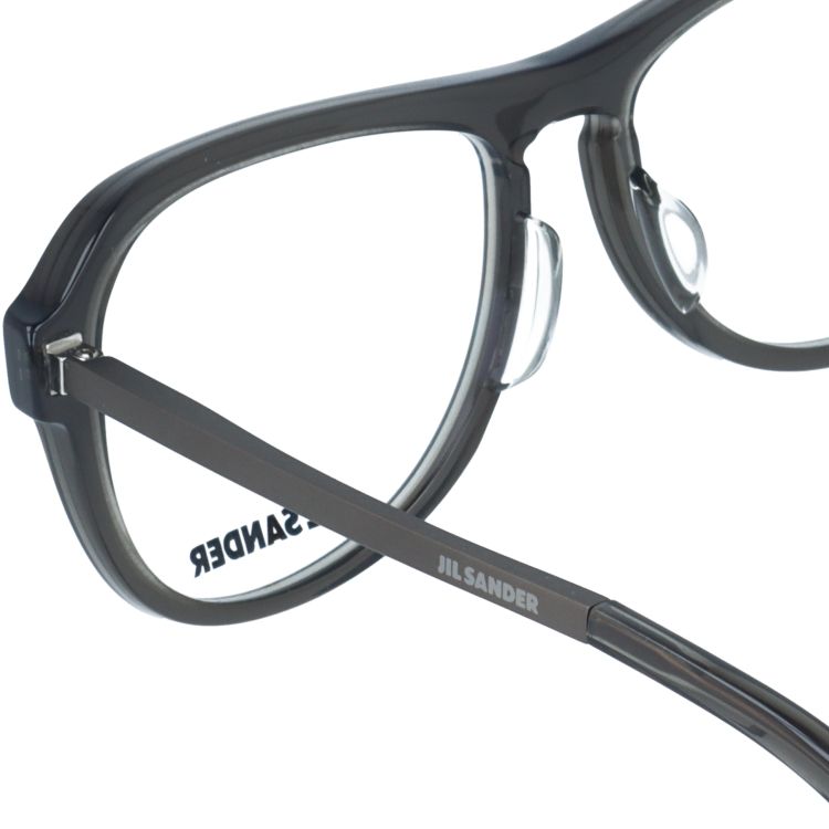 ジルサンダー メガネフレーム JIL SANDER 度付き 度なし 伊達 だて 眼鏡 メンズ レディース J4014-D 55サイズ レギュラーフィット UVカット 紫外線 ラッピング無料