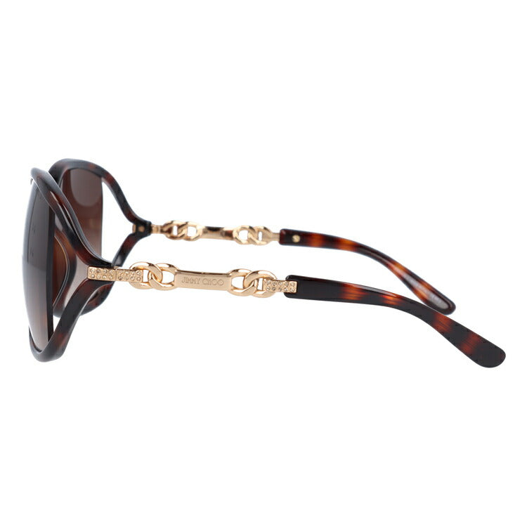 【国内正規品】ジミーチュウ サングラス JIMMY CHOO LOOP FS AXX/J6 61 ハバナ/ローズゴールド アジアンフィット べっこう スクエア型 レディース 女性用 UVカット 紫外線対策 UV対策 おしゃれ ギフト ラッピング無料