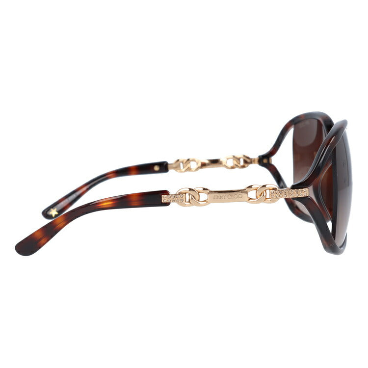 【国内正規品】ジミーチュウ サングラス JIMMY CHOO LOOP FS AXX/J6 61 ハバナ/ローズゴールド アジアンフィット べっこう スクエア型 レディース 女性用 UVカット 紫外線対策 UV対策 おしゃれ ギフト ラッピング無料