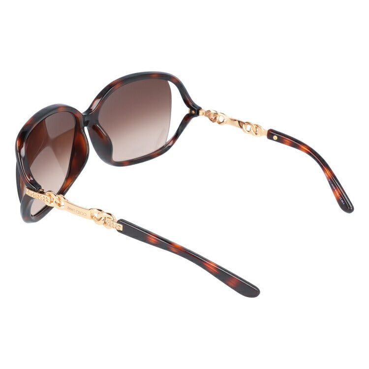 【国内正規品】ジミーチュウ サングラス JIMMY CHOO LOOP FS AXX/J6 61 ハバナ/ローズゴールド アジアンフィット べっこう スクエア型 レディース 女性用 UVカット 紫外線対策 UV対策 おしゃれ ギフト ラッピング無料