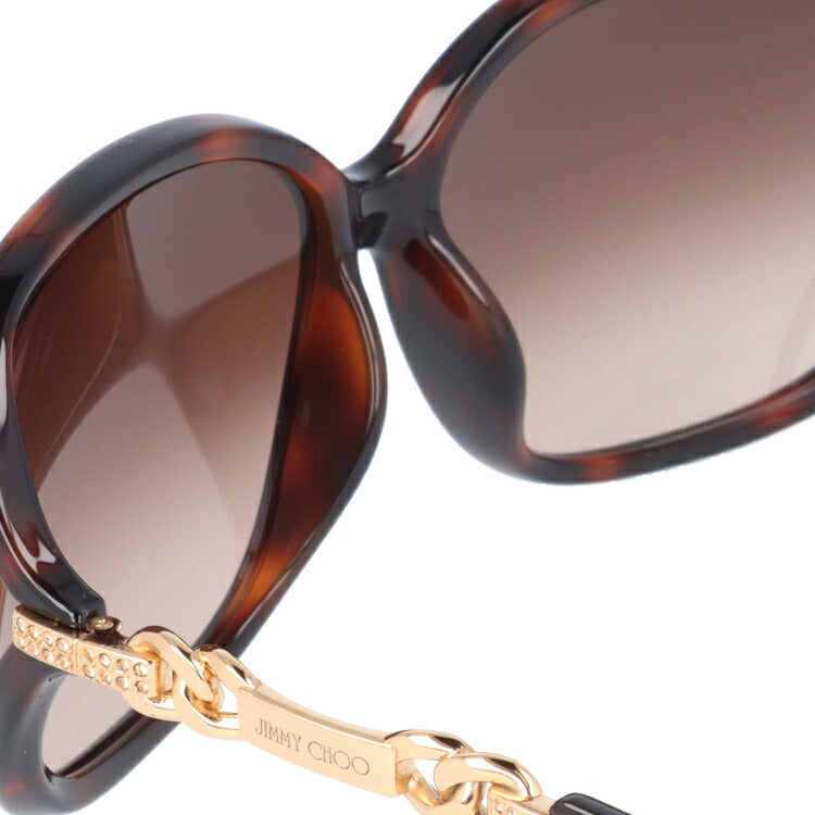 【国内正規品】ジミーチュウ サングラス JIMMY CHOO LOOP FS AXX/J6 61 ハバナ/ローズゴールド アジアンフィット べっこう スクエア型 レディース 女性用 UVカット 紫外線対策 UV対策 おしゃれ ギフト ラッピング無料