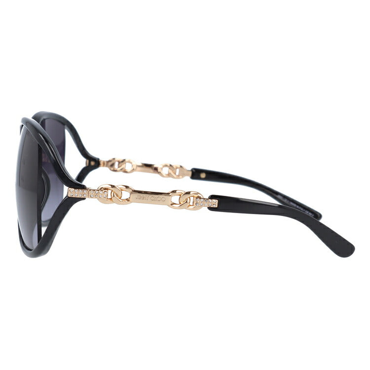 【国内正規品】ジミーチュウ サングラス JIMMY CHOO LOOP FS BMB/HD 61 ブラック/ローズゴールド アジアンフィット スクエア型 レディース 女性用 UVカット 紫外線対策 UV対策 おしゃれ ギフト ラッピング無料