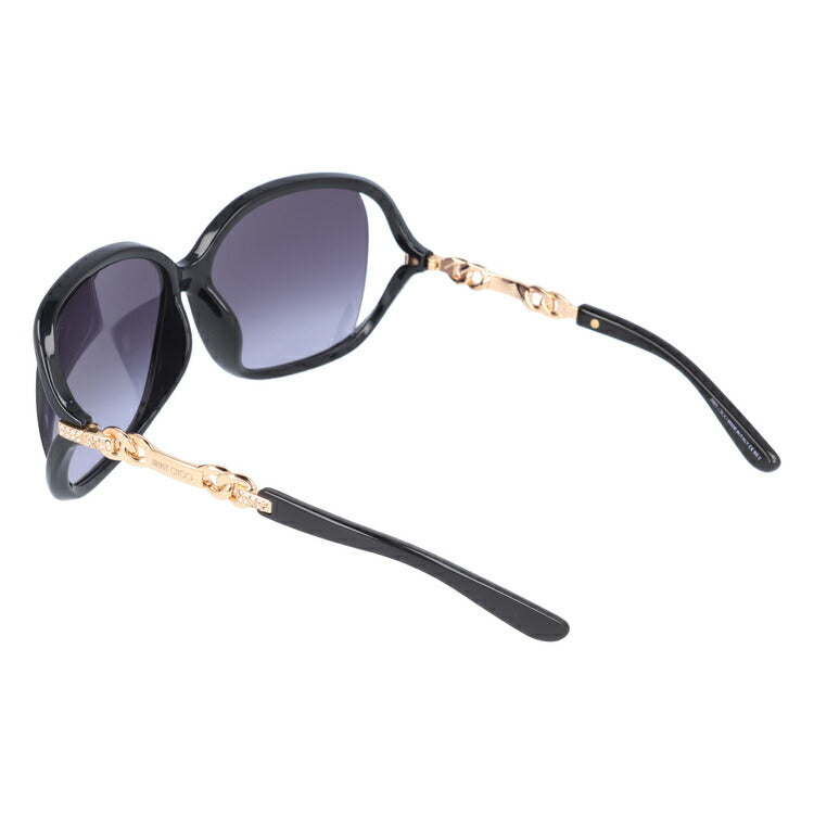 【国内正規品】ジミーチュウ サングラス JIMMY CHOO LOOP FS BMB/HD 61 ブラック/ローズゴールド アジアンフィット スクエア型 レディース 女性用 UVカット 紫外線対策 UV対策 おしゃれ ギフト ラッピング無料