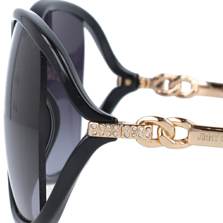 【国内正規品】ジミーチュウ サングラス JIMMY CHOO LOOP FS BMB/HD 61 ブラック/ローズゴールド アジアンフィット スクエア型 レディース 女性用 UVカット 紫外線対策 UV対策 おしゃれ ギフト ラッピング無料