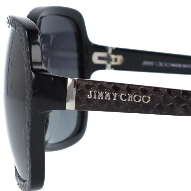 【国内正規品】ジミーチュウ サングラス JIMMY CHOO LORI FS 6UI/HD 61 ブラック/グレー アジアンフィット スクエア型 レディース 女性用 UVカット 紫外線対策 UV対策 おしゃれ ギフト ラッピング無料