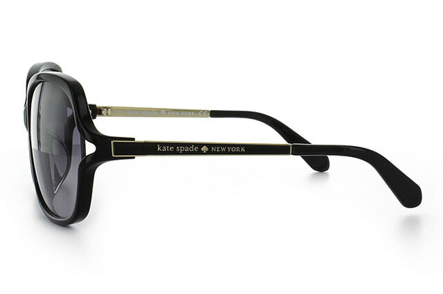 【国内正規品】ケイトスペード サングラス kate spade EVETTE FS ANW/EU 59 ブラック/ゴールド アジアンフィット スクエア型 レディース 女性用 UVカット 紫外線対策 UV対策 おしゃれ ギフト ラッピング無料