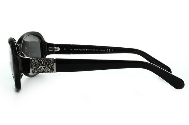 【訳あり】ケイトスペード 偏光サングラス kate spade CHEYENNE PS 807/Y2 55 ブラック 釣り ドライブ レディース モデル UVカット ラッピング無料