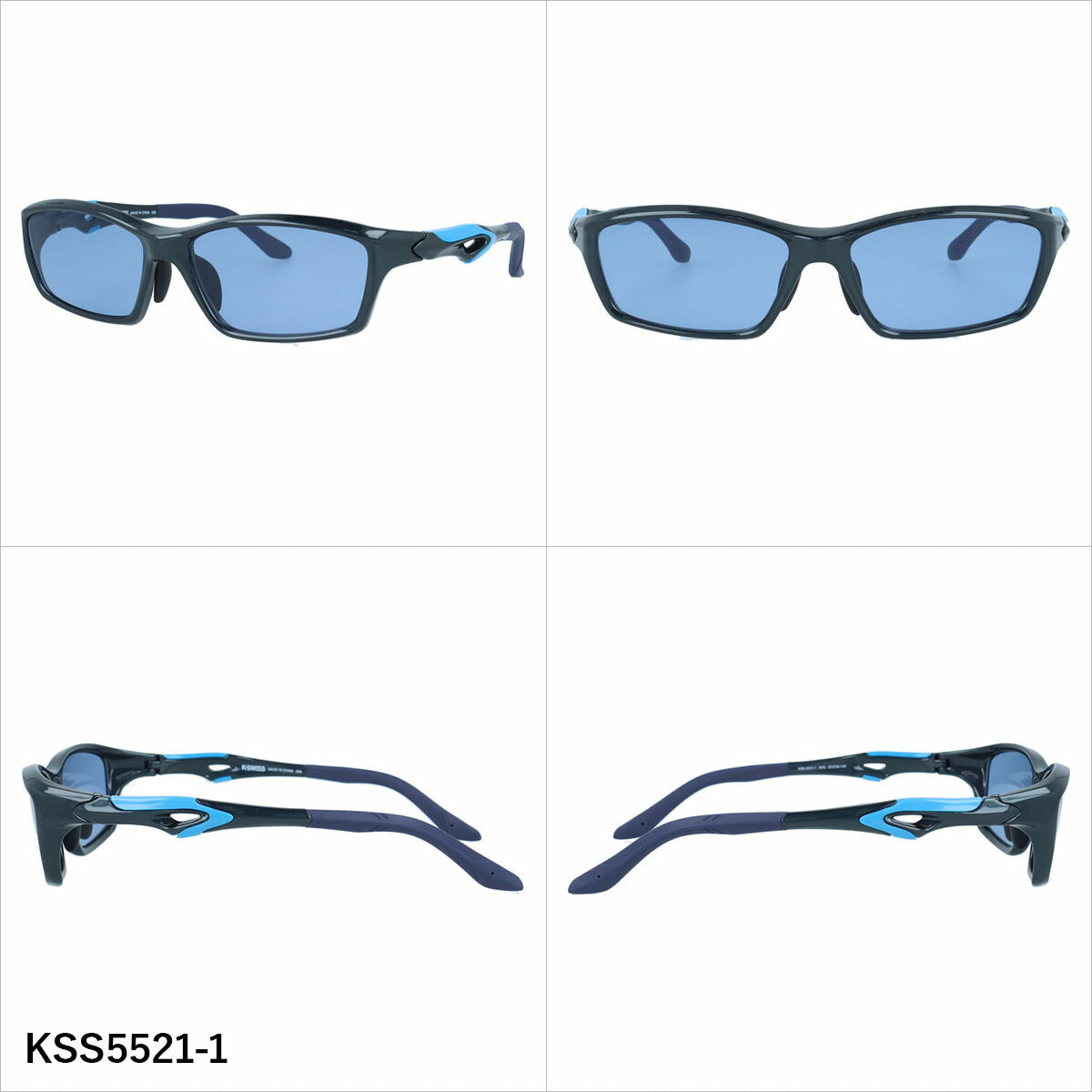 ケースイス サングラス アジアンフィット（フレキシブルノーズパッド） K-SWISS KSS5521 57サイズ 全3カラー スポーツ型 軽量 ユニセックス メンズ レディース