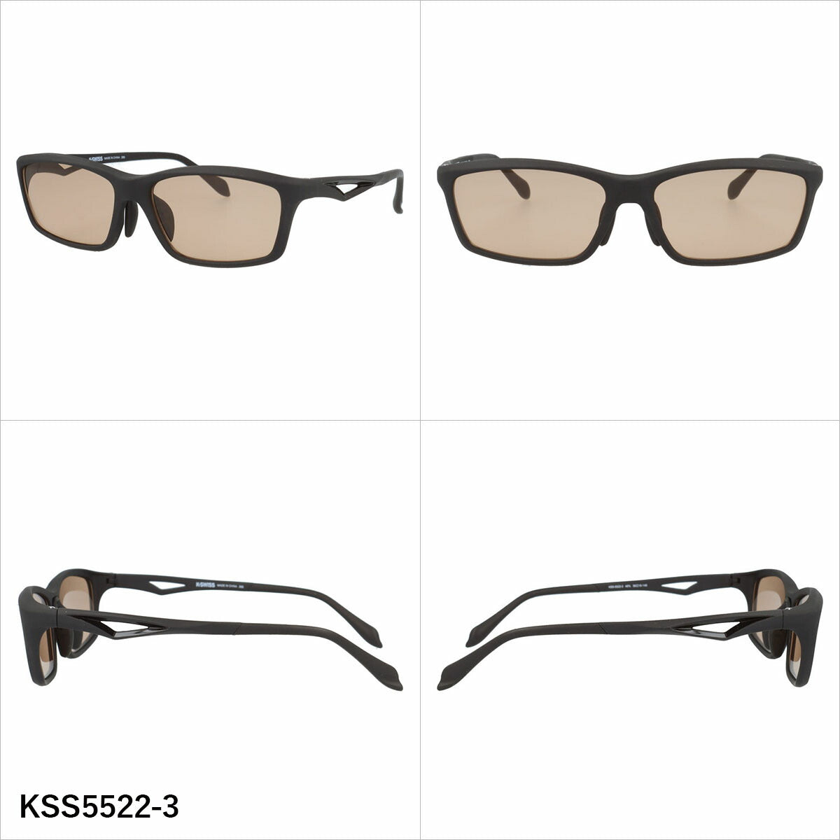 ケースイス サングラス アジアンフィット（フレキシブルノーズパッド） K-SWISS KSS5522 56サイズ 全3カラー スポーツ型 軽量 ユニセックス メンズ レディース