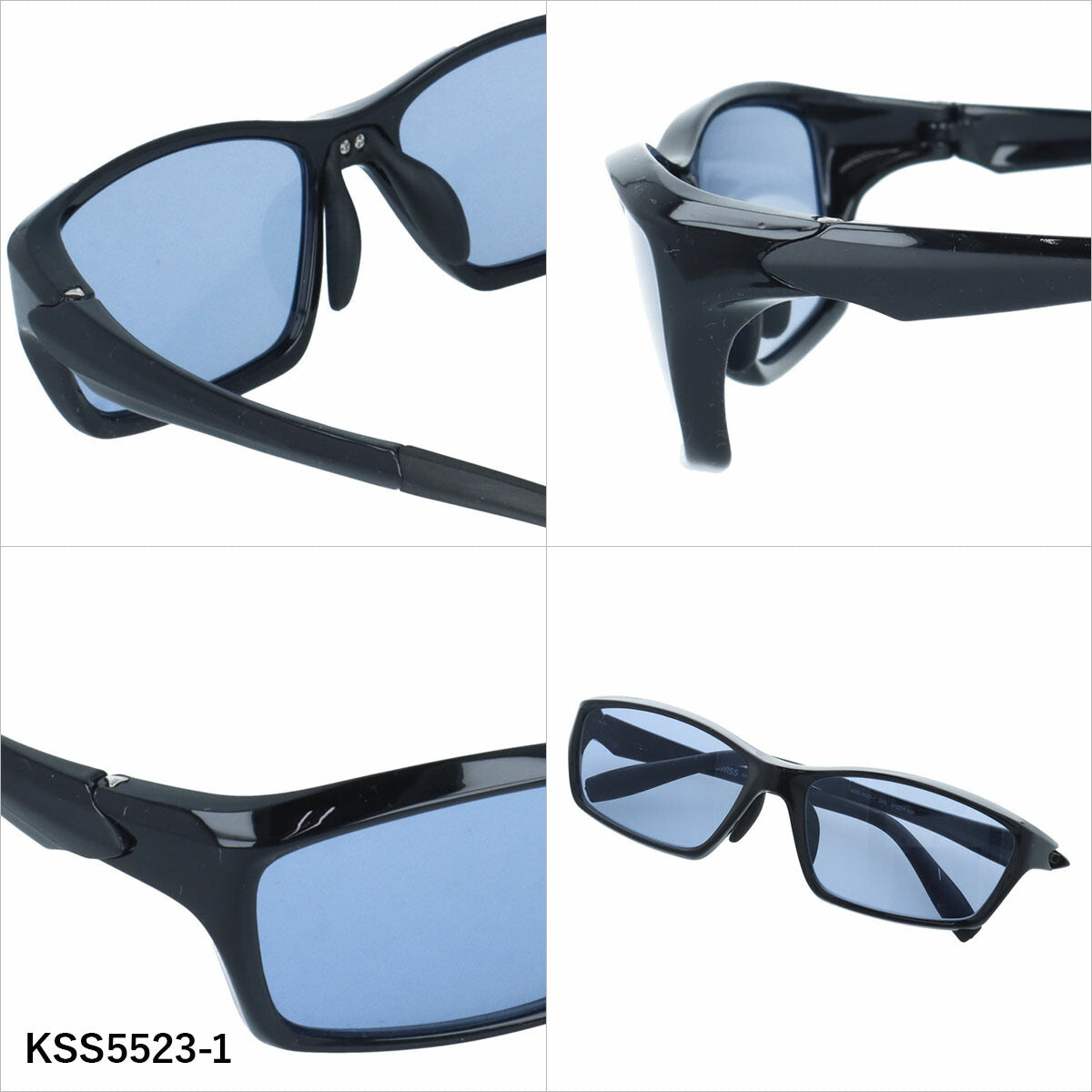 ケースイス サングラス アジアンフィット（フレキシブルノーズパッド） K-SWISS KSS5523 57サイズ 全3カラー スポーツ型 軽量 ユニセックス メンズ レディース