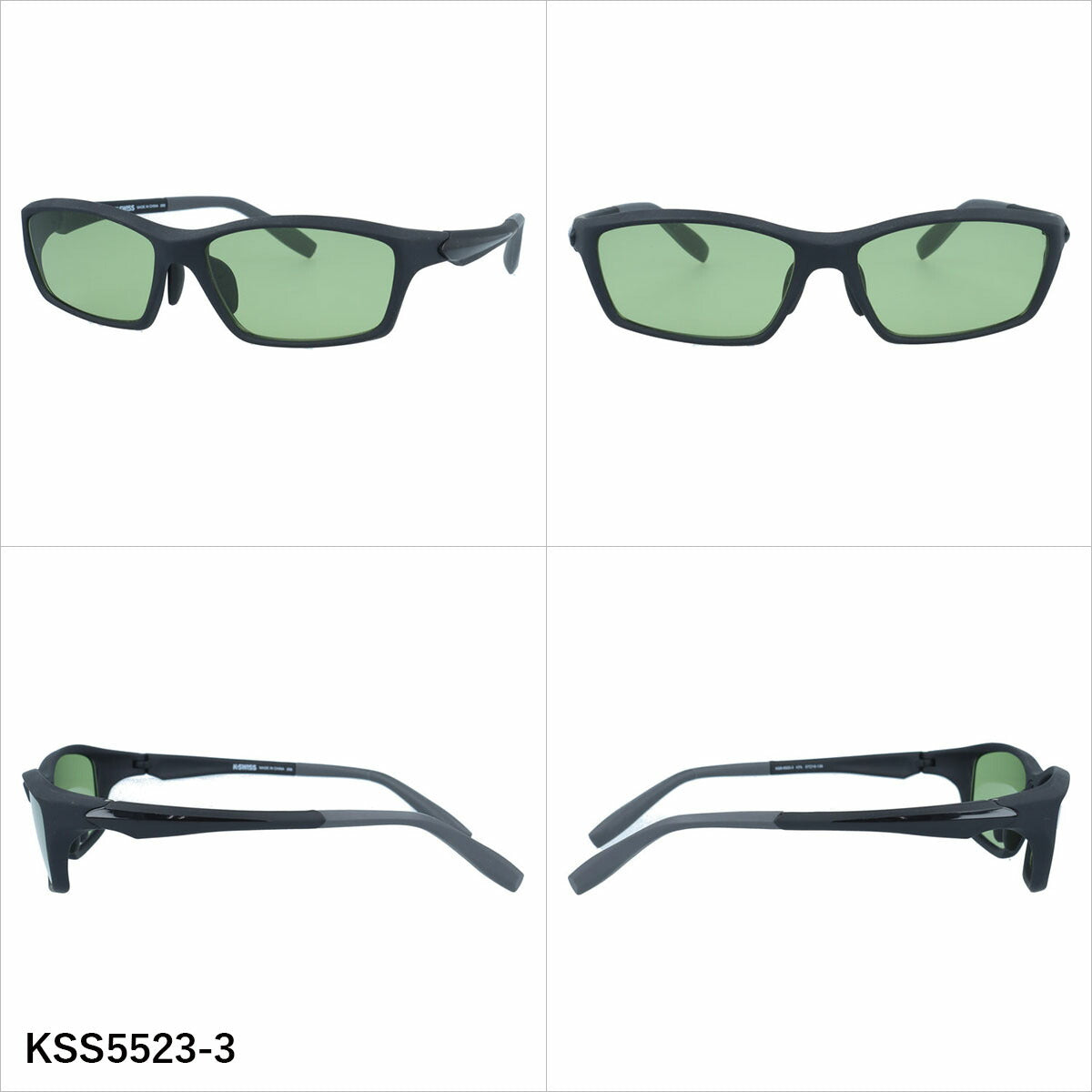 ケースイス サングラス アジアンフィット（フレキシブルノーズパッド） K-SWISS KSS5523 57サイズ 全3カラー スポーツ型 軽量 ユニセックス メンズ レディース