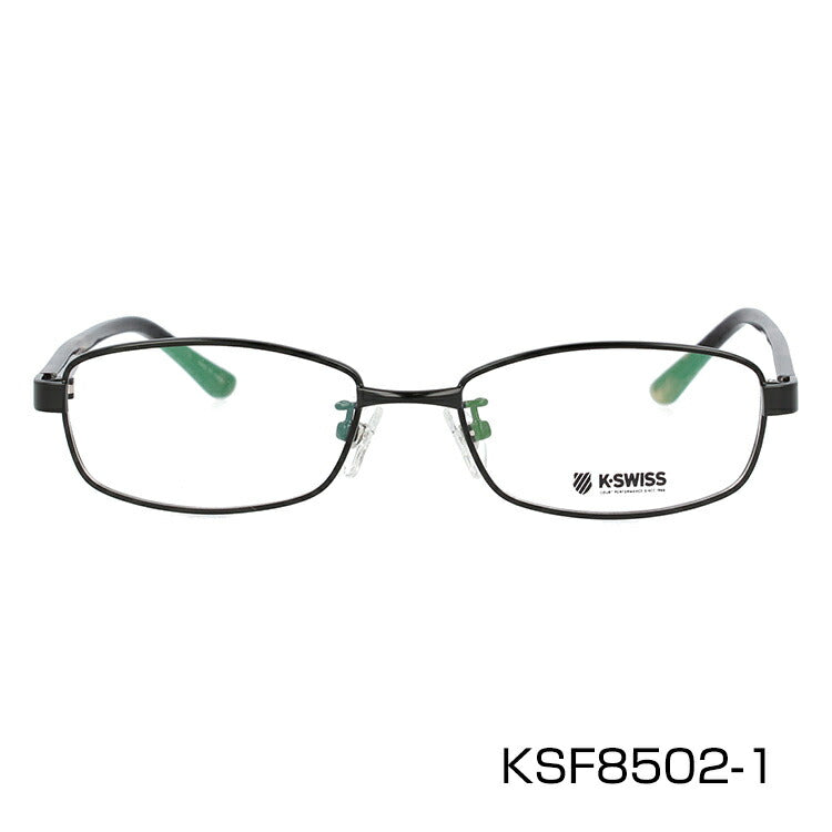 メガネ 眼鏡 度付き 度なし おしゃれ K-SWISS ケースイス KSF 8502 全3色 49サイズ スクエア型 メンズ 男性 UVカット 紫外線 ブランド サングラス 伊達 ダテ｜老眼鏡・PCレンズ・カラーレンズ・遠近両用対応可能 ラッピング無料