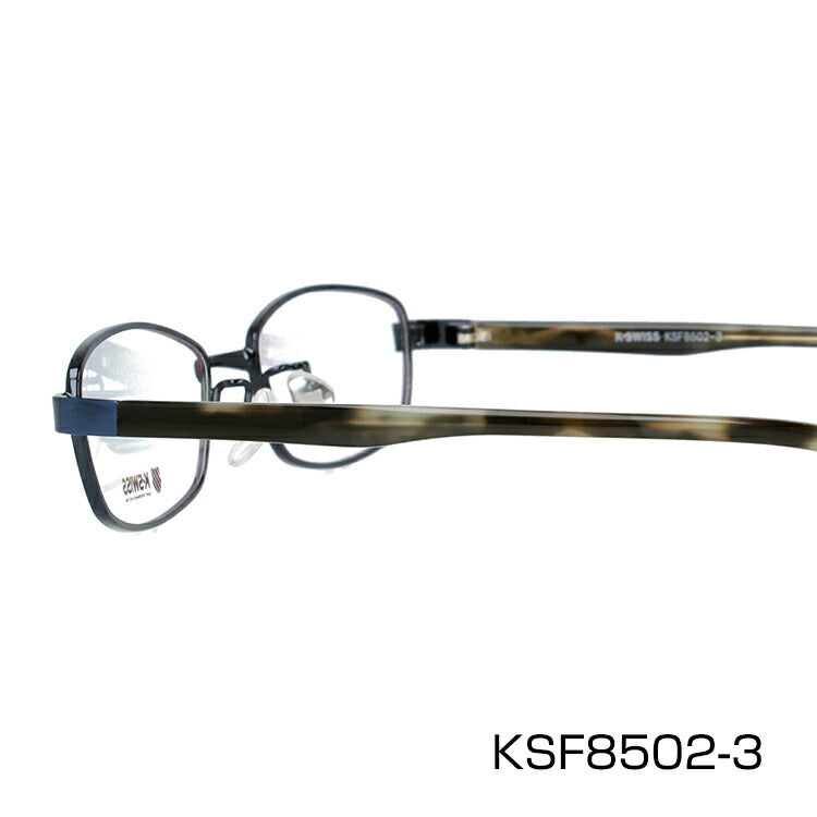 メガネ 眼鏡 度付き 度なし おしゃれ K-SWISS ケースイス KSF 8502 全3色 49サイズ スクエア型 メンズ 男性 UVカット 紫外線 ブランド サングラス 伊達 ダテ｜老眼鏡・PCレンズ・カラーレンズ・遠近両用対応可能 ラッピング無料