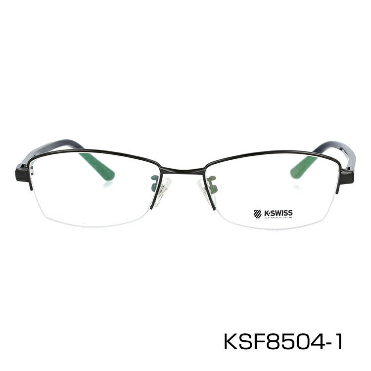 メガネ 眼鏡 度付き 度なし おしゃれ K-SWISS ケースイス KSF 8504 全3色 51サイズ スクエア型 メンズ 男性 UVカット 紫外線 ブランド サングラス 伊達 ダテ｜老眼鏡・PCレンズ・カラーレンズ・遠近両用対応可能 ラッピング無料