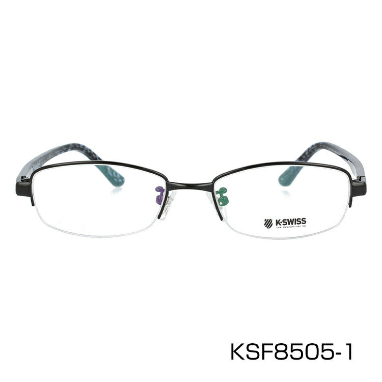 メガネ 眼鏡 度付き 度なし おしゃれ K-SWISS ケースイス KSF 8505 全3色 48サイズ オーバル型 メンズ 男性 UVカット 紫外線 ブランド サングラス 伊達 ダテ｜老眼鏡・PCレンズ・カラーレンズ・遠近両用対応可能 ラッピング無料