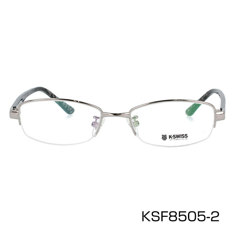 メガネ 眼鏡 度付き 度なし おしゃれ K-SWISS ケースイス KSF 8505 全3色 48サイズ オーバル型 メンズ 男性 UVカット 紫外線 ブランド サングラス 伊達 ダテ｜老眼鏡・PCレンズ・カラーレンズ・遠近両用対応可能 ラッピング無料