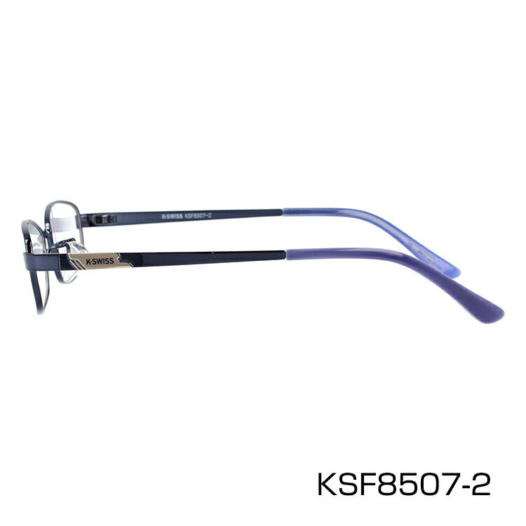 メガネ 眼鏡 度付き 度なし おしゃれ K-SWISS ケースイス KSF 8507 全3色 49サイズ スクエア型 メンズ 男性 UVカット 紫外線 ブランド サングラス 伊達 ダテ｜老眼鏡・PCレンズ・カラーレンズ・遠近両用対応可能 ラッピング無料
