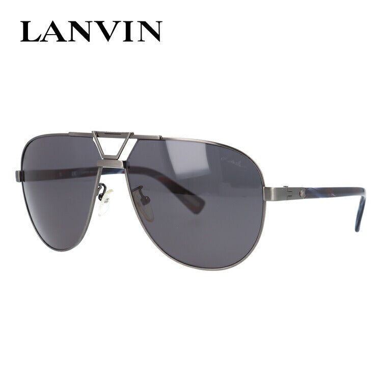 【訳あり】ランバン パリス サングラス ティアドロップ型 LANVIN PARIS SLN043 0K20 61サイズ （ダブルブリッジ） ユニセックス レディース アウトドア ドライブ UVカット 紫外線 プレゼント メンズ 大きめサイズ ビッグシルエット