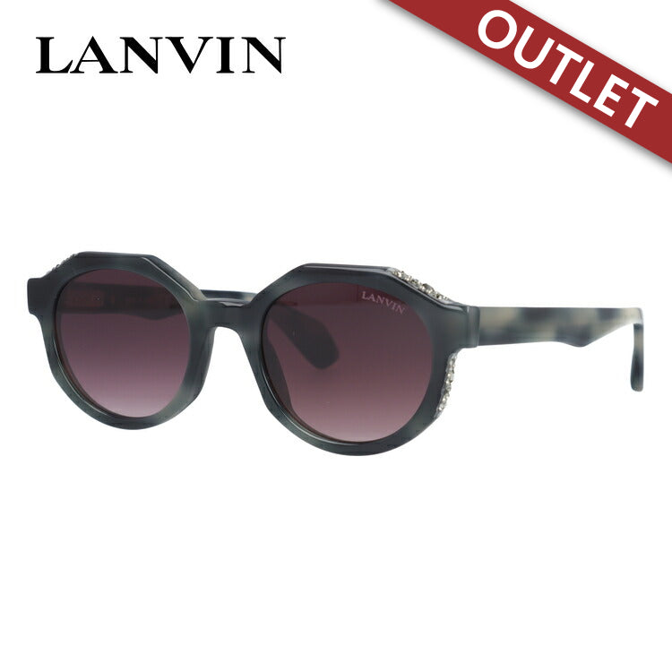 【訳あり】ランバン パリス サングラス ボストン型 レギュラーフィット LANVIN PARIS SLN726S 96NX 50サイズ ユニセックス メンズ レディース アウトドア ドライブ UVカット 紫外線 プレゼント