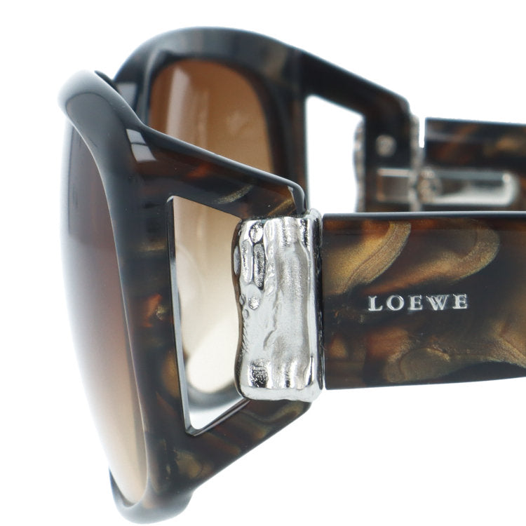 訳あり ロエベ サングラス レギュラーフィット LOEWE SLW698M 09PB 58サイズ ウェリントン型 べっ甲柄 アウトレット品 ユニセックス メンズ レディース