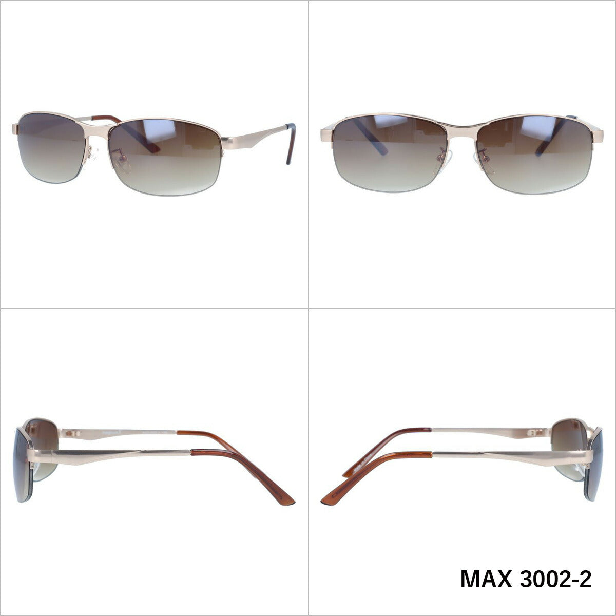 マグナムエックス サングラス ミラーレンズ magnumX MAX 3002 全3カラー 58サイズ スクエア メンズ レディース 紫外線対策 UVカット おしゃれ プレゼント ギフト