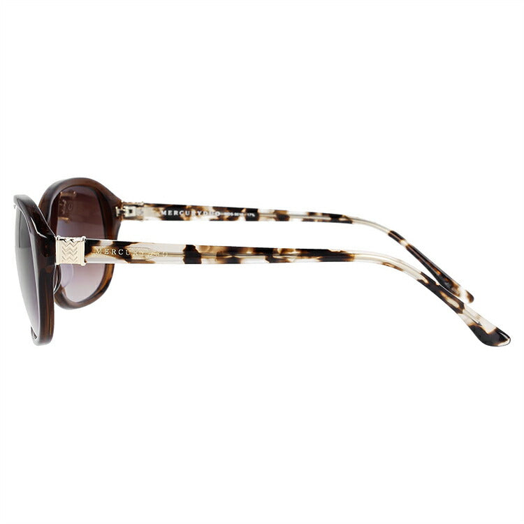 レディース サングラス MERCURYDUO マーキュリーデュオ MDS 9016-2 59サイズ アジアンフィット オーバル型 女性 UVカット 紫外線 対策 ブランド 眼鏡 メガネ アイウェア 人気 おすすめ ラッピング無料