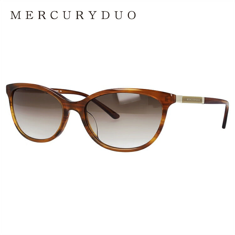 レディース サングラス MERCURYDUO マーキュリーデュオ MDS 9018-2 58サイズ アジアンフィット フォックス型 女性 UVカット 紫外線 対策 ブランド 眼鏡 メガネ アイウェア 人気 おすすめ ラッピング無料