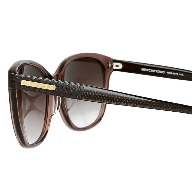 レディース サングラス MERCURYDUO マーキュリーデュオ MDS 9019-2 57サイズ アジアンフィット フォックス型 女性 UVカット 紫外線 対策 ブランド 眼鏡 メガネ アイウェア 人気 おすすめ ラッピング無料