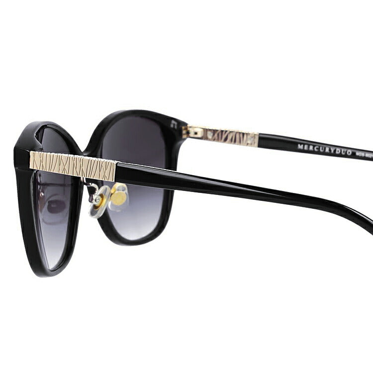 レディース サングラス MERCURYDUO マーキュリーデュオ MDS 9021-1 54サイズ アジアンフィット ウェリントン型 女性 UVカット 紫外線 対策 ブランド 眼鏡 メガネ アイウェア 人気 おすすめ ラッピング無料