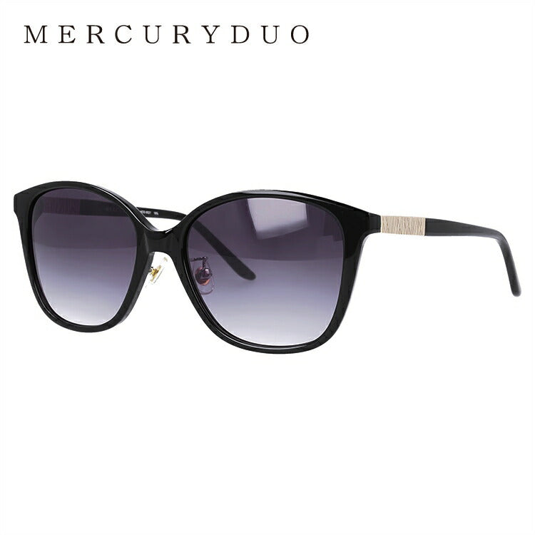 レディース サングラス MERCURYDUO マーキュリーデュオ MDS 9021-1 54サイズ アジアンフィット ウェリントン型 女性 UVカット 紫外線 対策 ブランド 眼鏡 メガネ アイウェア 人気 おすすめ ラッピング無料
