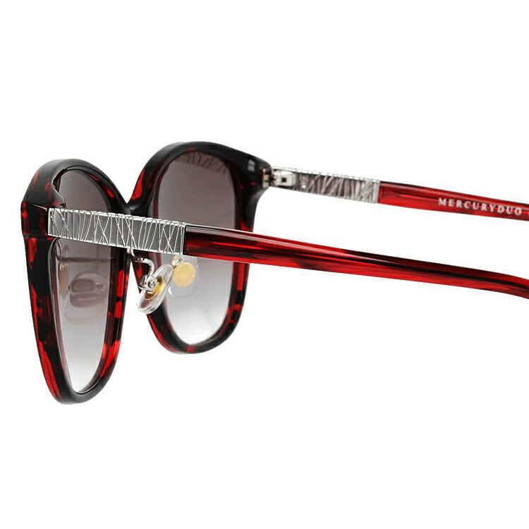 レディース サングラス MERCURYDUO マーキュリーデュオ MDS 9021-3 54サイズ アジアンフィット ウェリントン型 女性 UVカット 紫外線 対策 ブランド 眼鏡 メガネ アイウェア 人気 おすすめ ラッピング無料