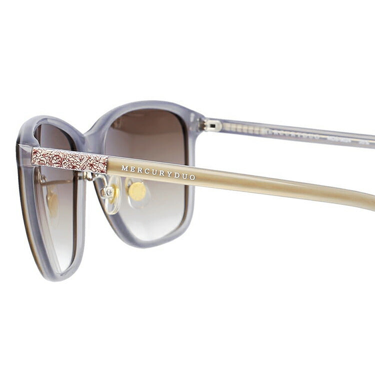 レディース サングラス MERCURYDUO マーキュリーデュオ MDS 9024-2 55サイズ アジアンフィット ウェリントン型 女性 UVカット 紫外線 対策 ブランド 眼鏡 メガネ アイウェア 人気 おすすめ ラッピング無料