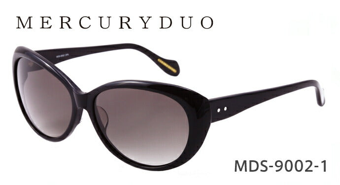 レディース サングラス MERCURYDUO マーキュリーデュオ MDS 9002 全3色 60サイズ アジアンフィット 女性 UVカット 紫外線 対策 ブランド 眼鏡 メガネ アイウェア 人気 おすすめ ラッピング無料