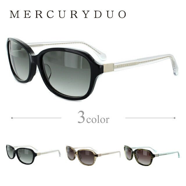 レディース サングラス MERCURYDUO マーキュリーデュオ MDS 9009 全3色 56サイズ アジアンフィット 女性 UVカット 紫外線 対策 ブランド 眼鏡 メガネ アイウェア 人気 おすすめ ラッピング無料