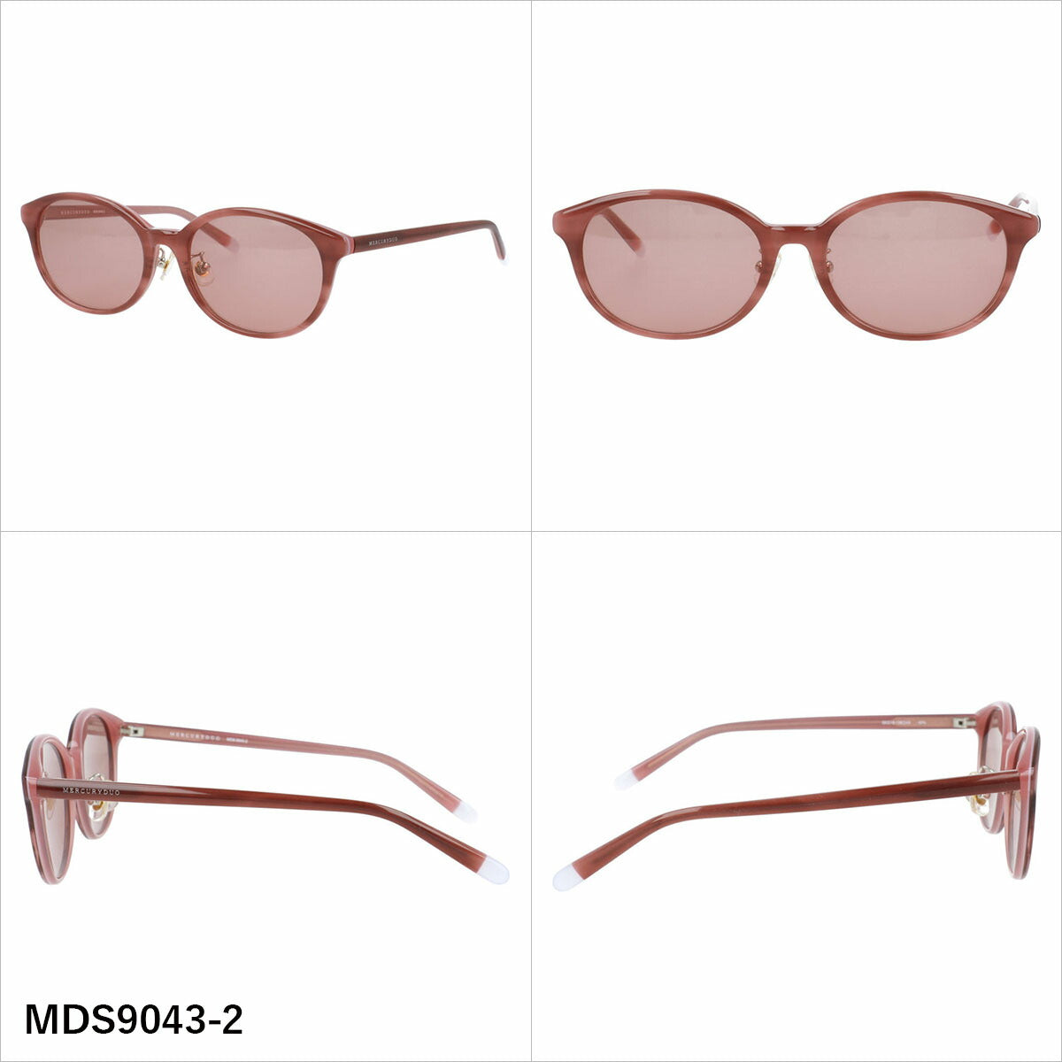 マーキュリーデュオ サングラス アジアンフィット（フルフィット） 調整可能ノーズパッド（クリングス） MERCURYDUO MDS9043 55サイズ 全3カラー ウェリントン型 ユニセックス メンズ レディース