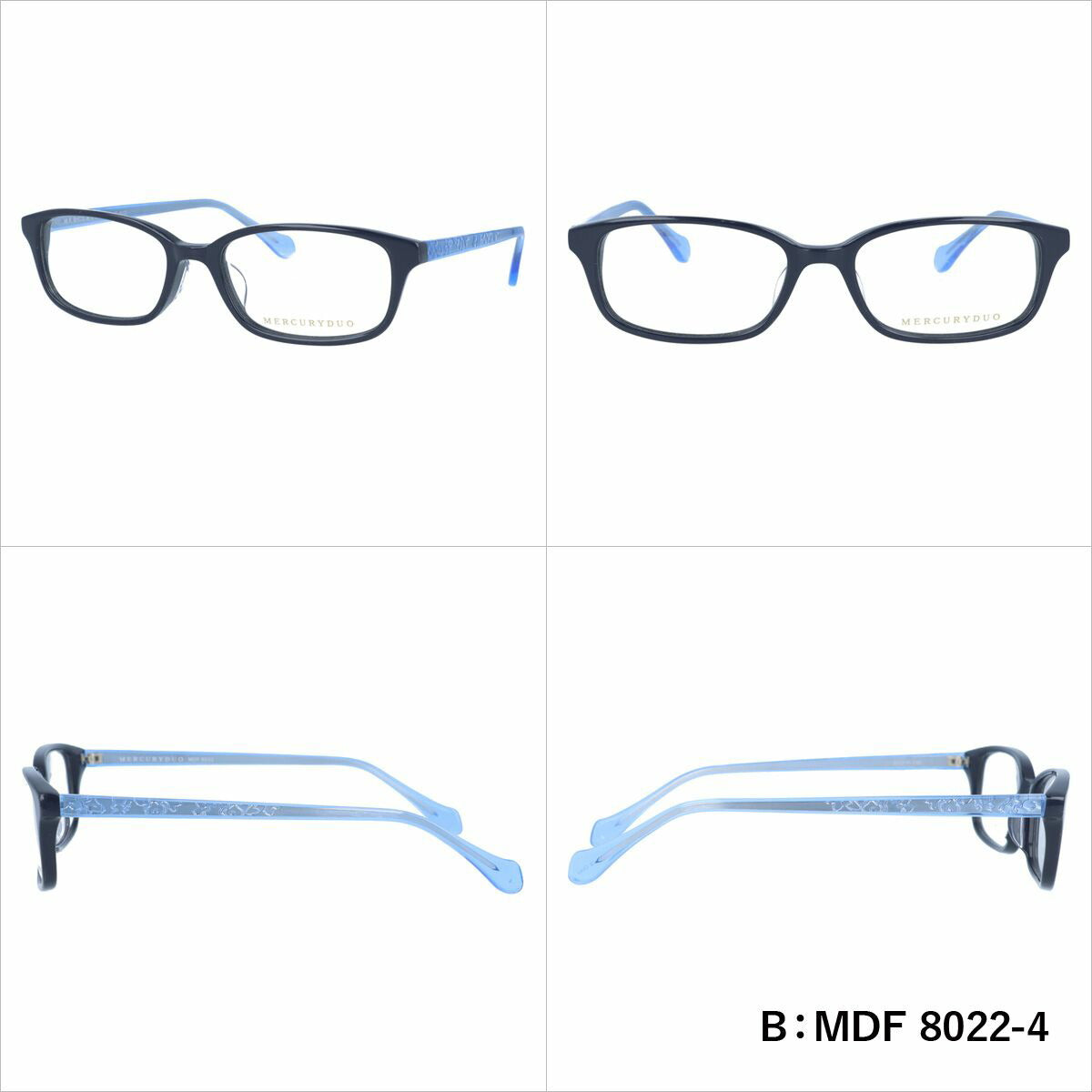 マーキュリーデュオ リーディンググラス フレーム レディース ブランド 度付き 度入り メガネ 眼鏡 アジアンフィット MERCURYDUO MDF 8006-3 / MDF 8022-4 / MDF 8019-4 レディース 女性 プレゼント