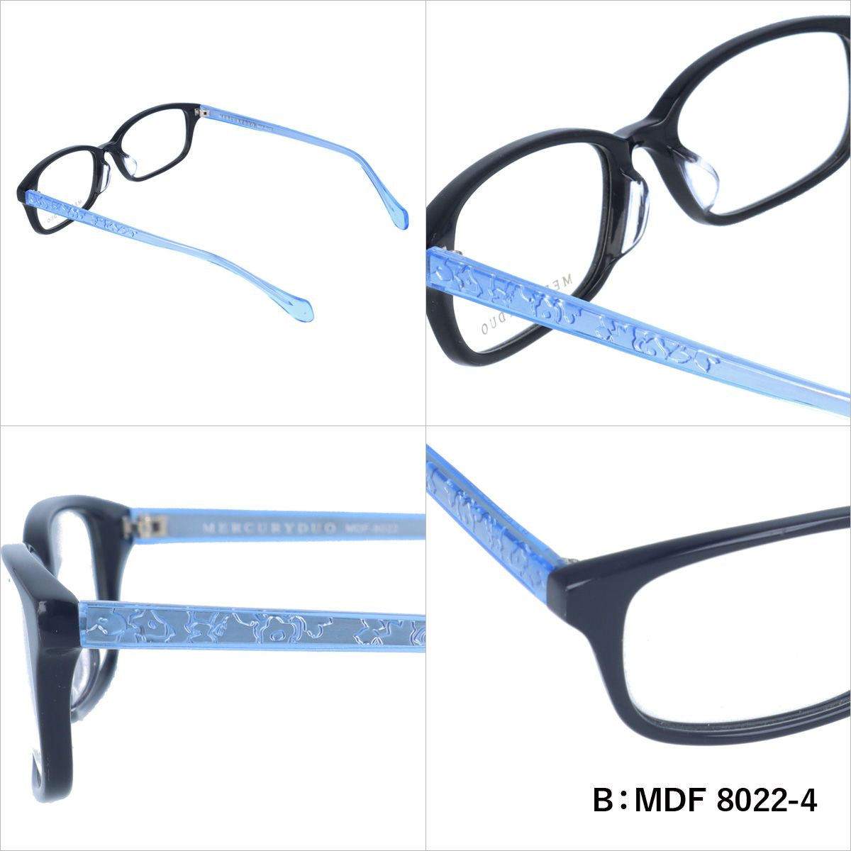 マーキュリーデュオ リーディンググラス フレーム レディース ブランド 度付き 度入り メガネ 眼鏡 アジアンフィット MERCURYDUO MDF 8006-3 / MDF 8022-4 / MDF 8019-4 レディース 女性 プレゼント