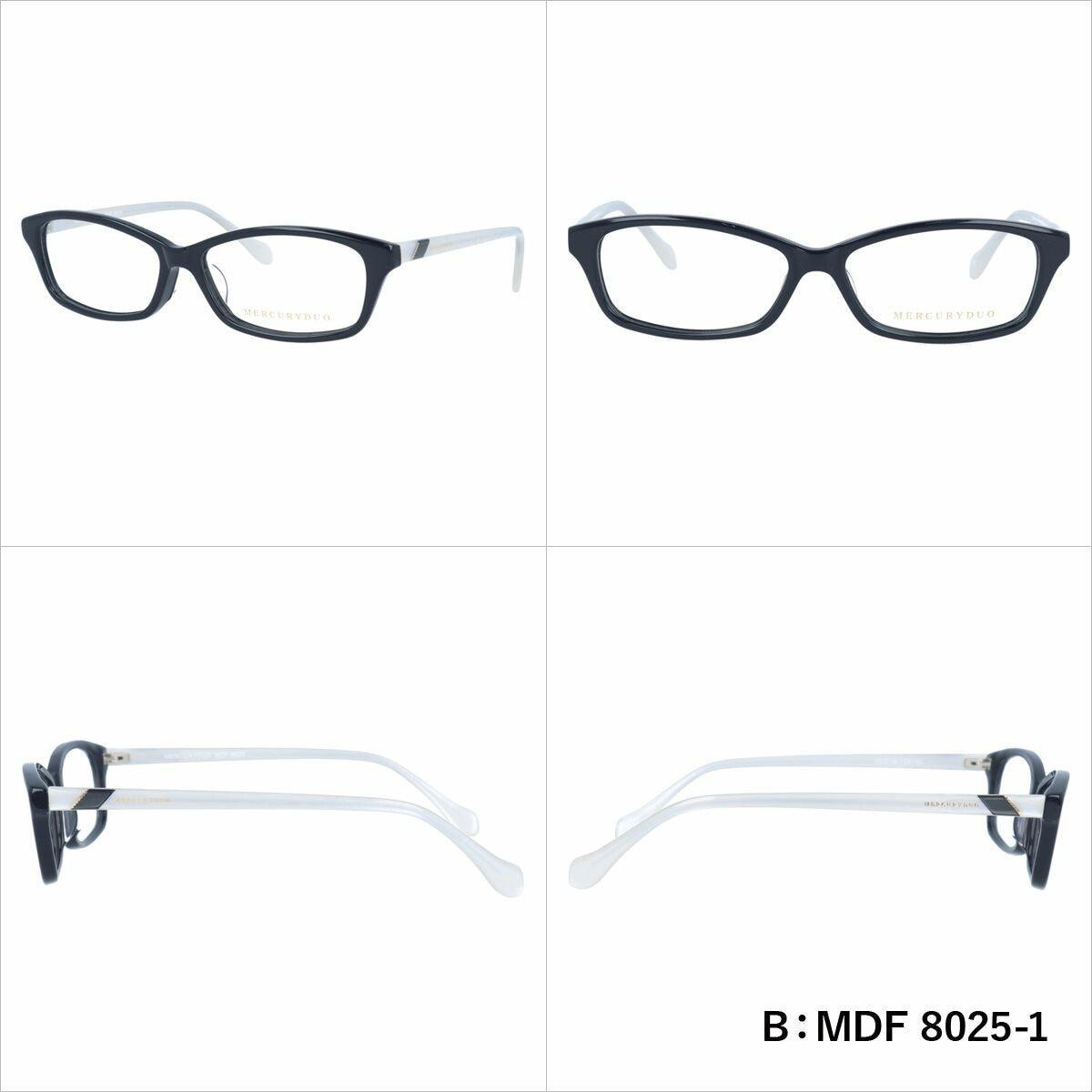 マーキュリーデュオ リーディンググラス フレーム レディース ブランド 度付き 度入り メガネ 眼鏡 アジアンフィット MERCURYDUO MDF 8015-1 / MDF 8025-1 / MDF 8026-1 / MDF 8022-1 レディース 女性 プレゼント