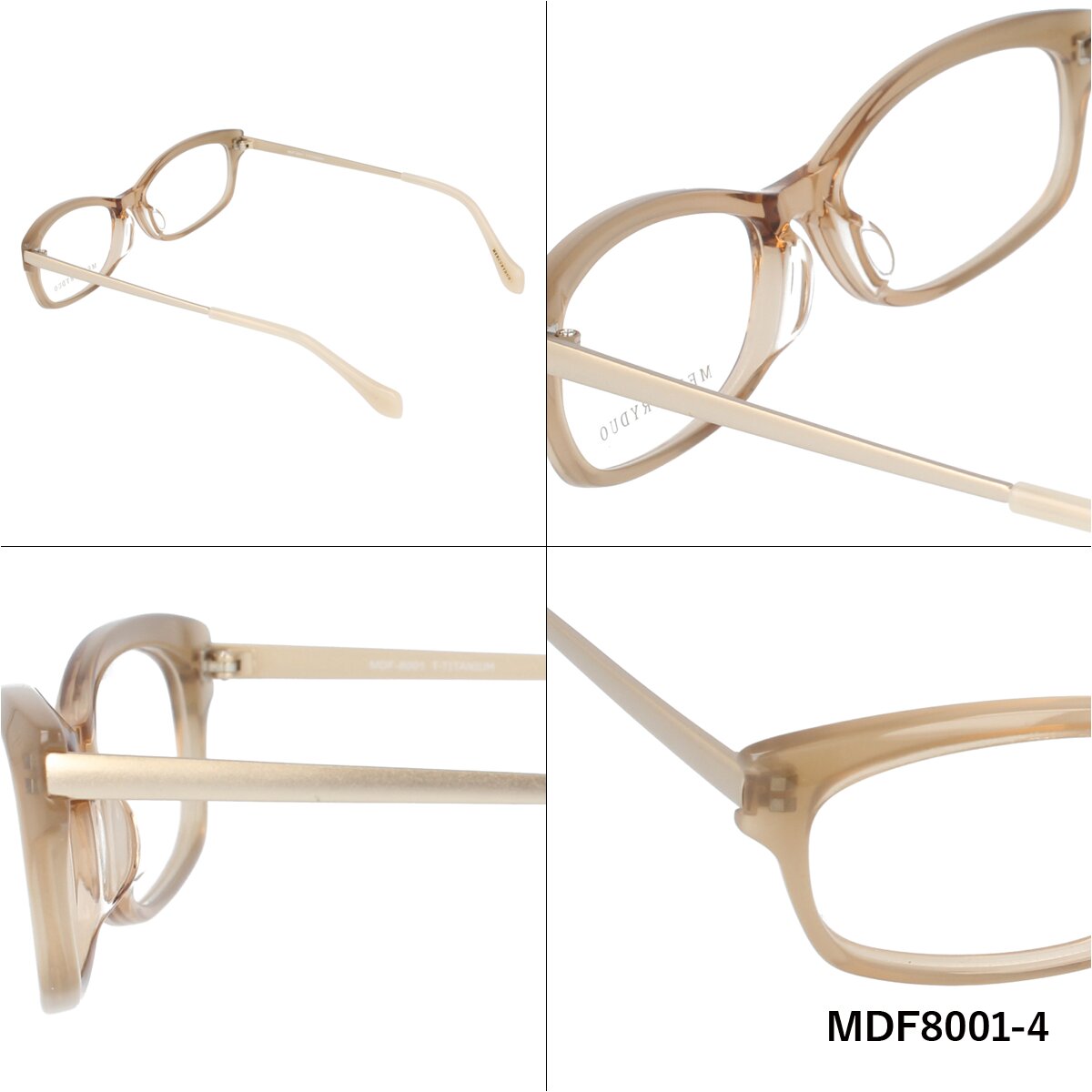 メガネ 眼鏡 度付き 度なし おしゃれ MERCURYDUO マーキュリーデュオ MDF 8001 全4色 54サイズ オーバル型 レディース 女性 UVカット 紫外線 ブランド サングラス 伊達 ダテ｜老眼鏡・PCレンズ・カラーレンズ・遠近両用対応可能 ラッピング無料