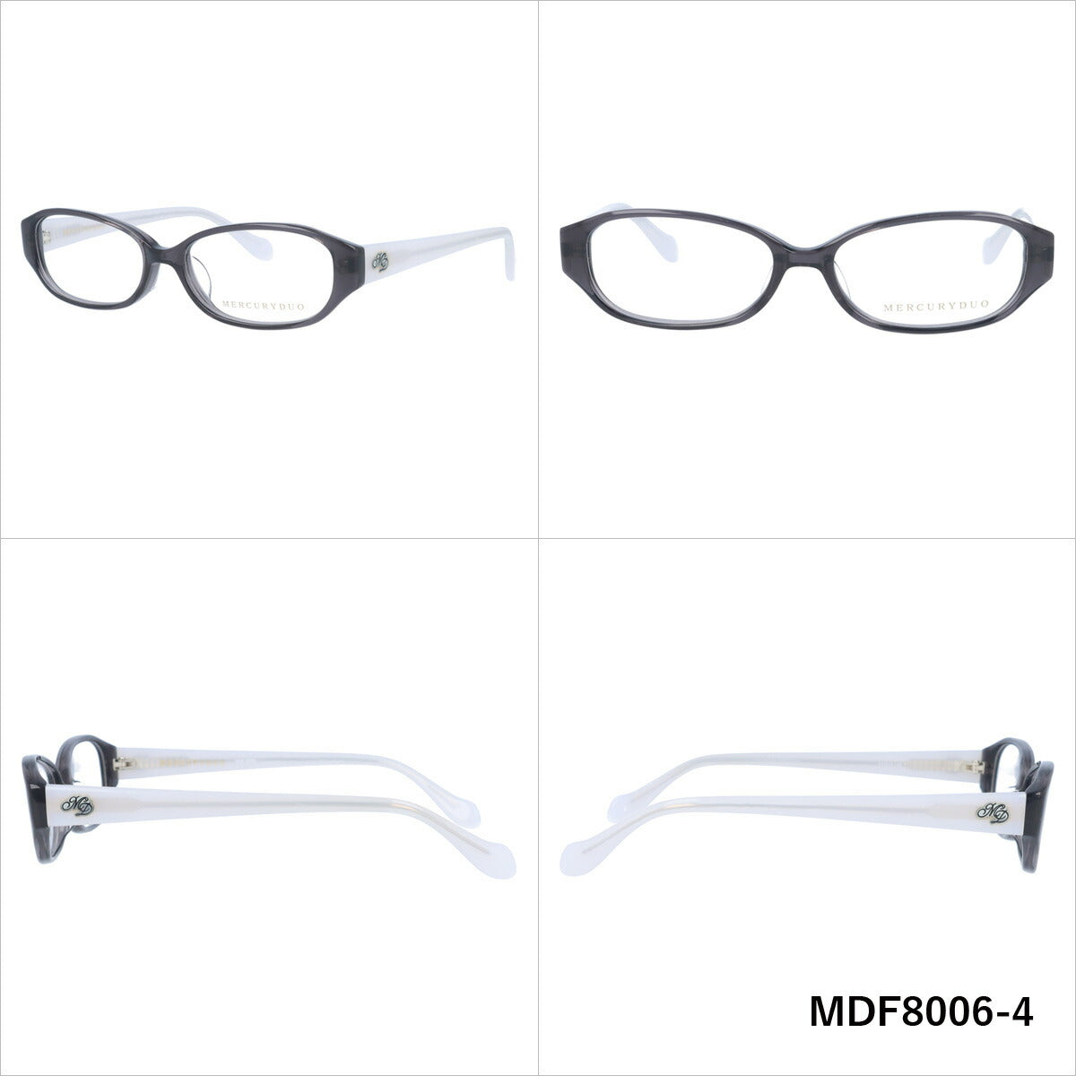 メガネ 眼鏡 度付き 度なし おしゃれ MERCURYDUO マーキュリーデュオ MDF 8006 全4色 51サイズ レディース 女性 UVカット 紫外線 ブランド サングラス 伊達 ダテ｜老眼鏡・PCレンズ・カラーレンズ・遠近両用対応可能 ラッピング無料