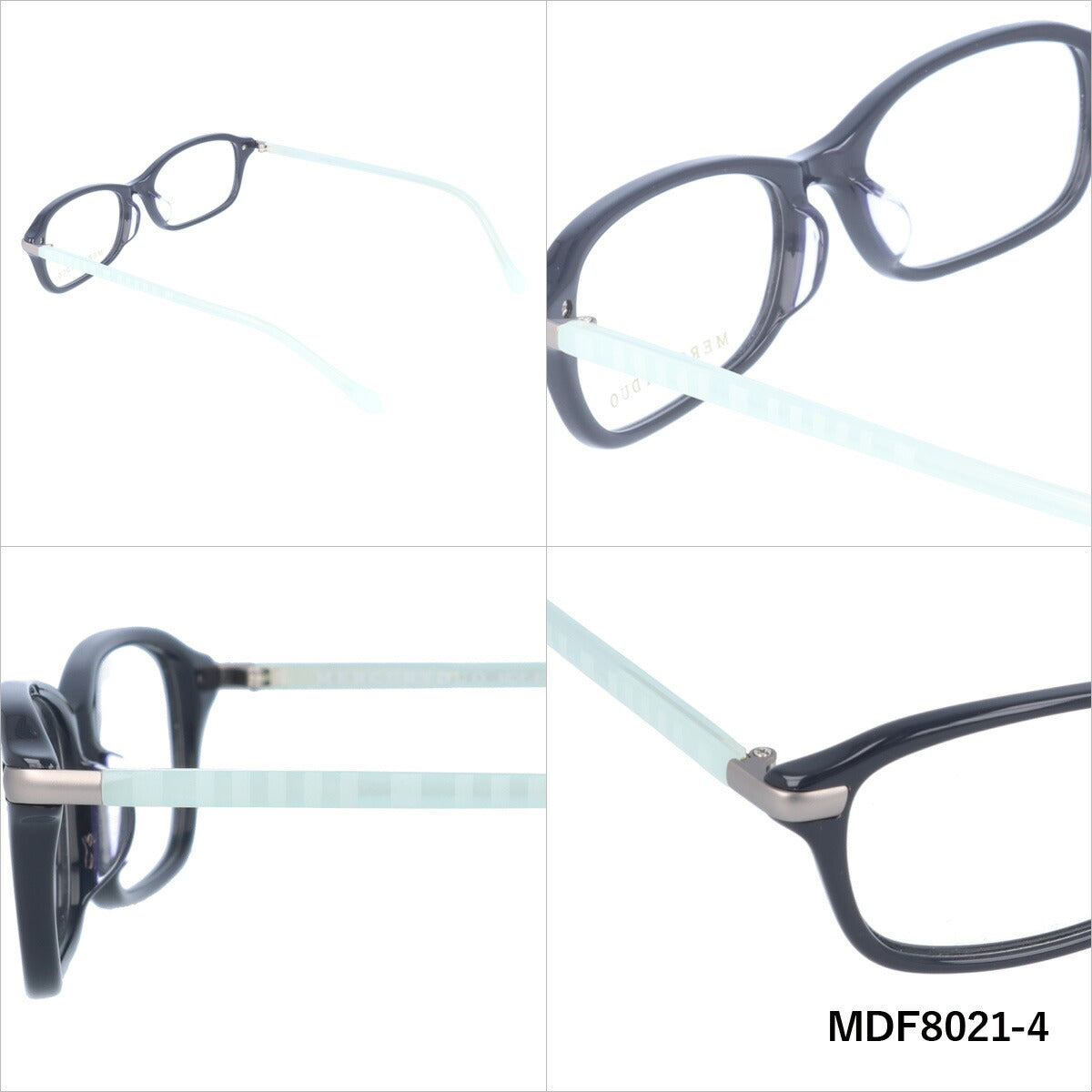 メガネ 眼鏡 度付き 度なし おしゃれ MERCURYDUO マーキュリーデュオ MDF 8021 全4色 51サイズ スクエア型 レディース 女性 UVカット 紫外線 ブランド サングラス 伊達 ダテ｜老眼鏡・PCレンズ・カラーレンズ・遠近両用対応可能 ラッピング無料