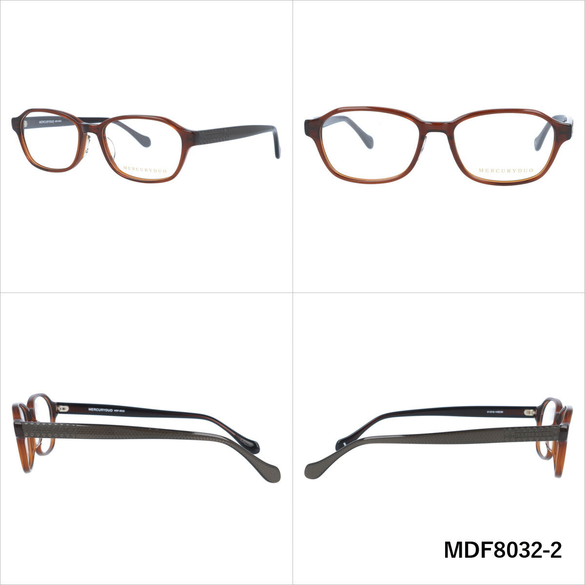 メガネ 眼鏡 度付き 度なし おしゃれ MERCURYDUO マーキュリーデュオ MDF 8032 全4色 51サイズ レディース 女性 UVカット 紫外線 ブランド サングラス 伊達 ダテ｜老眼鏡・PCレンズ・カラーレンズ・遠近両用対応可能 ラッピング無料