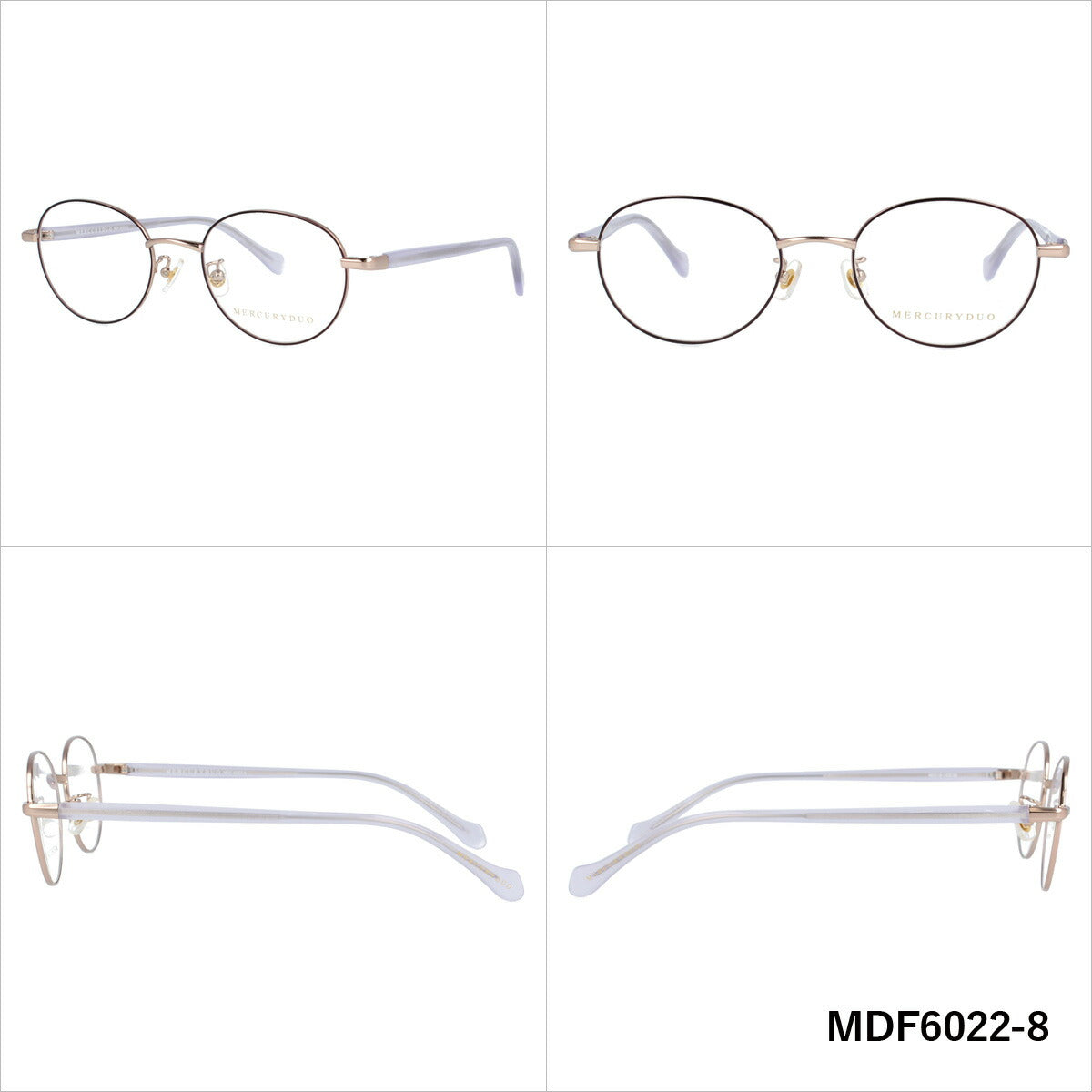 メガネ 眼鏡 度付き 度なし おしゃれ MERCURYDUO マーキュリーデュオ MDF6022 全8色 49サイズ ボストン型 レディース 女性 UVカット 紫外線 ブランド サングラス 伊達 ダテ｜老眼鏡・PCレンズ・カラーレンズ・遠近両用対応可能 ラッピング無料