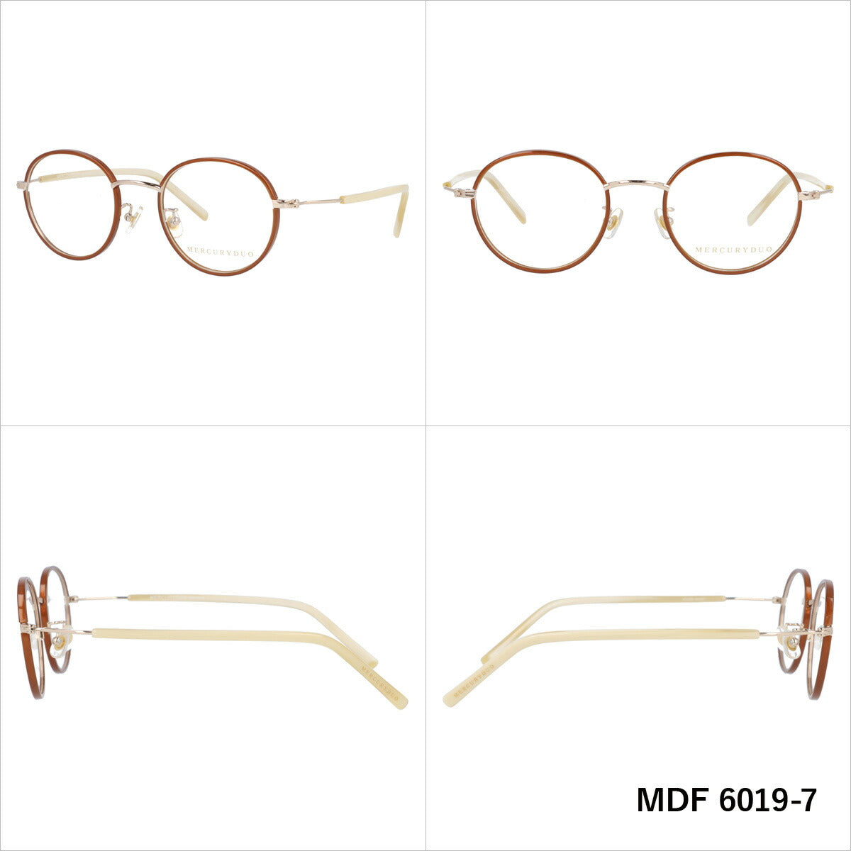 メガネ 眼鏡 度付き 度なし おしゃれ MERCURYDUO マーキュリーデュオ MDF6019 全8色 47サイズ ボストン型 レディース 女性 UVカット 紫外線 ブランド サングラス 伊達 ダテ｜老眼鏡・PCレンズ・カラーレンズ・遠近両用対応可能 ラッピング無料