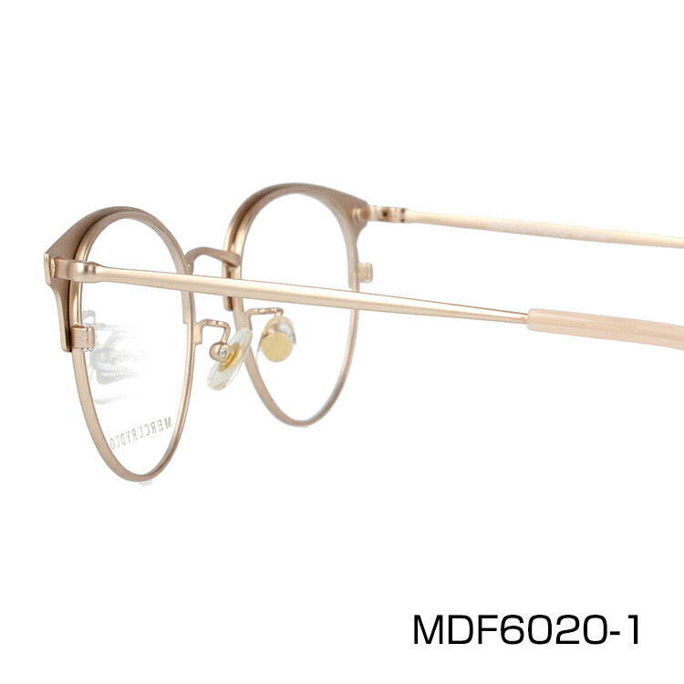 メガネ 眼鏡 度付き 度なし おしゃれ MERCURYDUO マーキュリーデュオ MDF 6020 全4色 49サイズ ボストン型 レディース 女性 UVカット 紫外線 ブランド サングラス 伊達 ダテ｜老眼鏡・PCレンズ・カラーレンズ・遠近両用対応可能 ラッピング無料