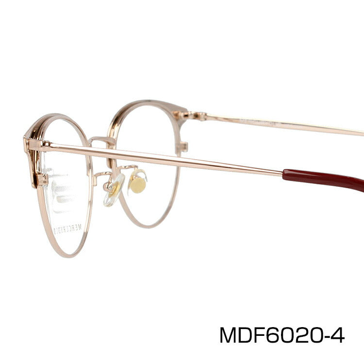 メガネ 眼鏡 度付き 度なし おしゃれ MERCURYDUO マーキュリーデュオ MDF 6020 全4色 49サイズ ボストン型 レディース 女性 UVカット 紫外線 ブランド サングラス 伊達 ダテ｜老眼鏡・PCレンズ・カラーレンズ・遠近両用対応可能 ラッピング無料