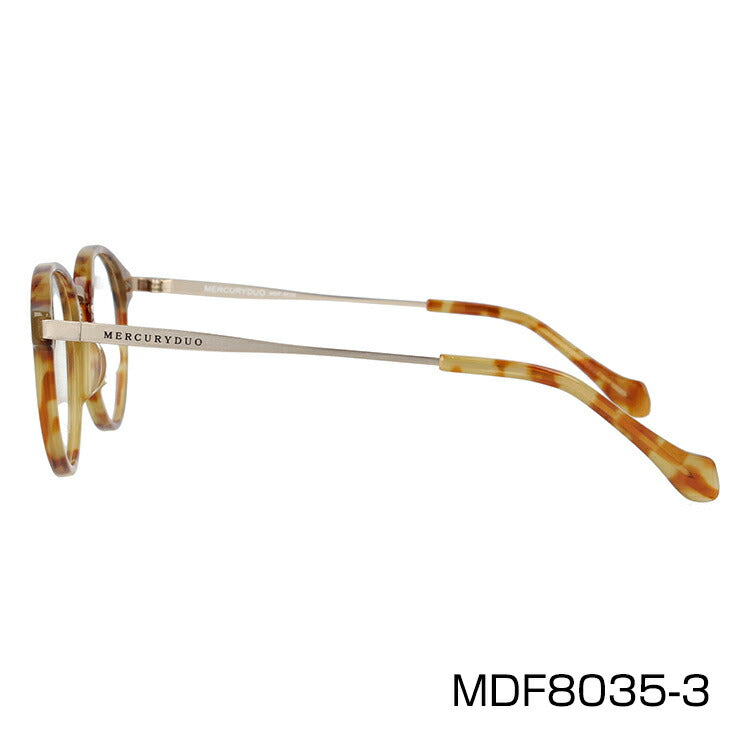 メガネ 眼鏡 度付き 度なし おしゃれ MERCURYDUO マーキュリーデュオ MDF 8035 全4色 49サイズ ボストン型 レディース 女性 UVカット 紫外線 ブランド サングラス 伊達 ダテ｜老眼鏡・PCレンズ・カラーレンズ・遠近両用対応可能 ラッピング無料