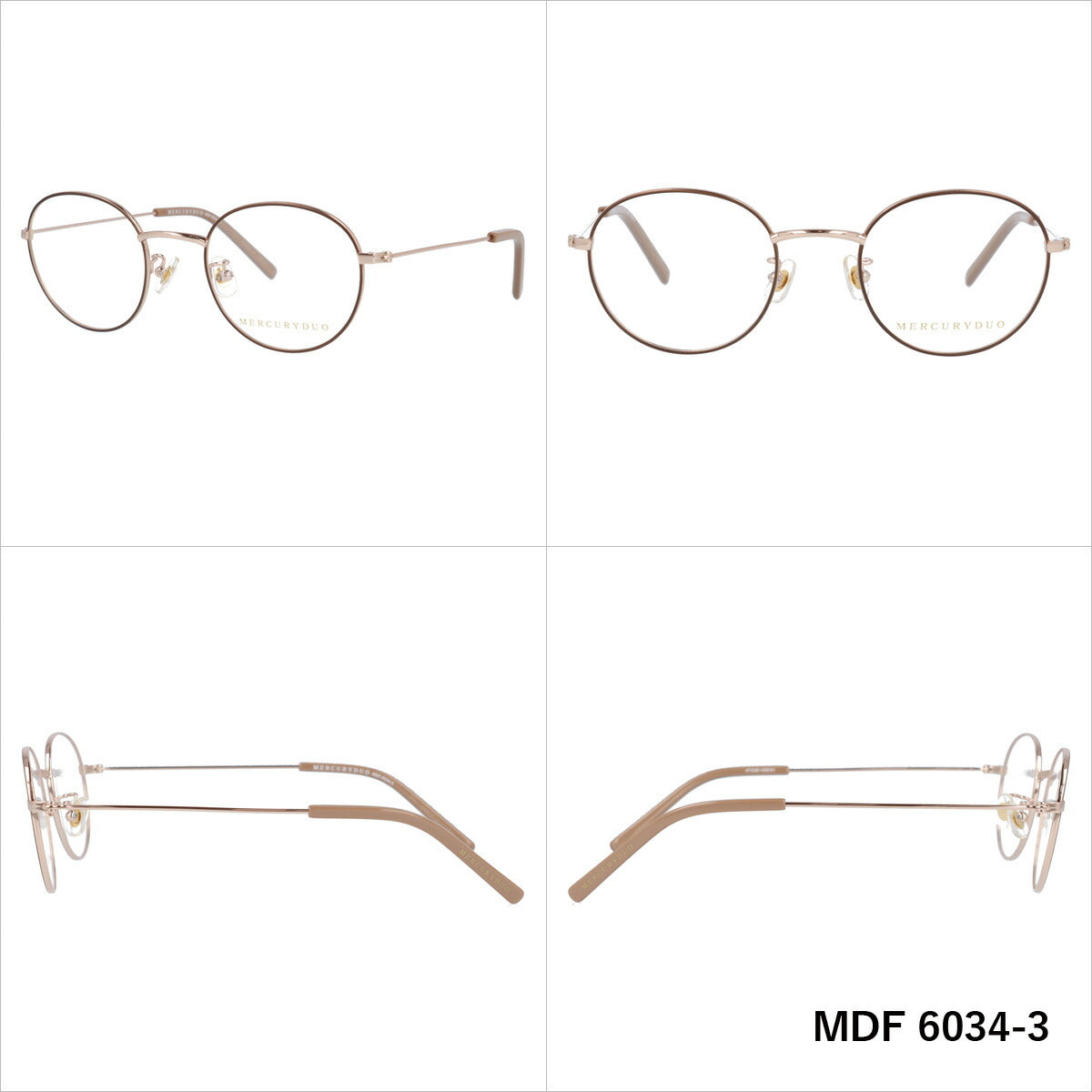 メガネ 眼鏡 度付き 度なし おしゃれ MERCURYDUO マーキュリーデュオ MDF6034 全4色 47サイズ ボストン型 レディース 女性 UVカット 紫外線 ブランド サングラス 伊達 ダテ｜老眼鏡・PCレンズ・カラーレンズ・遠近両用対応可能 ラッピング無料