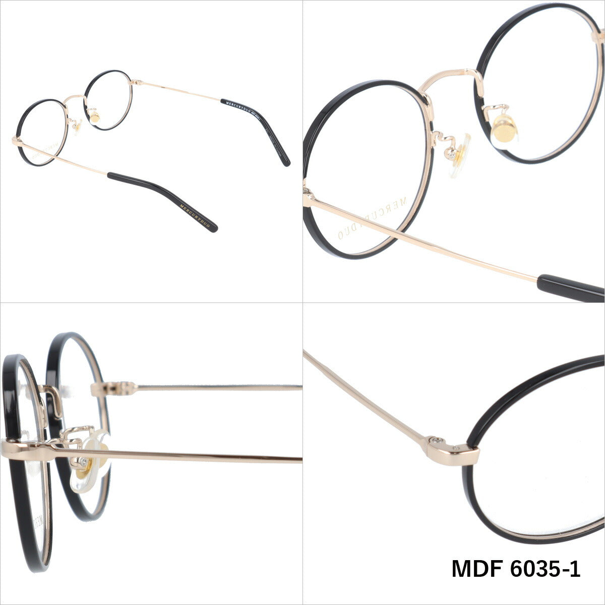 メガネ 眼鏡 度付き 度なし おしゃれ MERCURYDUO マーキュリーデュオ MDF6035 全4色 49サイズ ボストン型 レディース 女性 UVカット 紫外線 ブランド サングラス 伊達 ダテ｜老眼鏡・PCレンズ・カラーレンズ・遠近両用対応可能 ラッピング無料