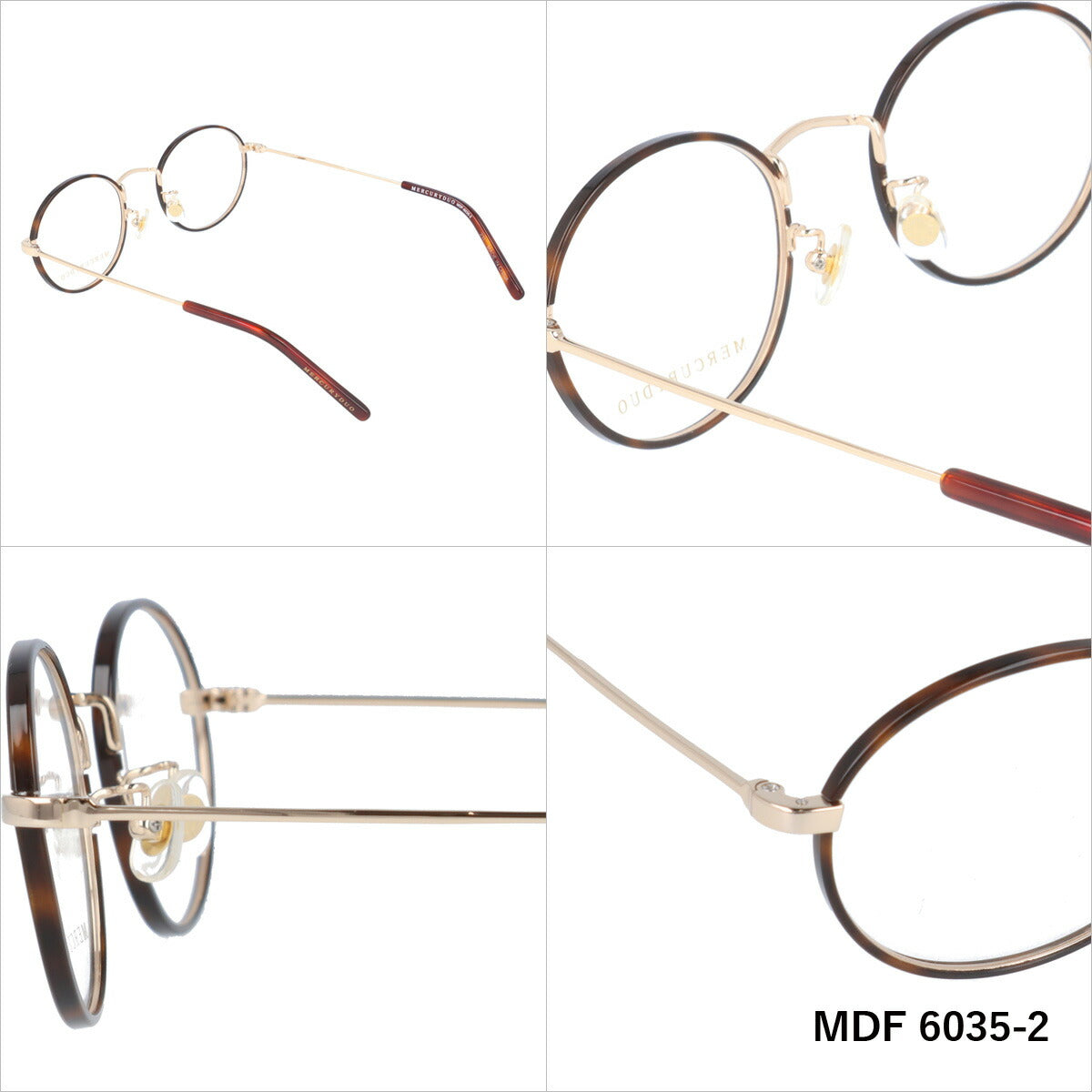 メガネ 眼鏡 度付き 度なし おしゃれ MERCURYDUO マーキュリーデュオ MDF6035 全4色 49サイズ ボストン型 レディース 女性 UVカット 紫外線 ブランド サングラス 伊達 ダテ｜老眼鏡・PCレンズ・カラーレンズ・遠近両用対応可能 ラッピング無料